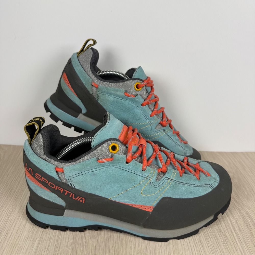 Approach Shoes La Sportiva Womens 7.5 Blue Boulder X Hiking Climbing Scramble